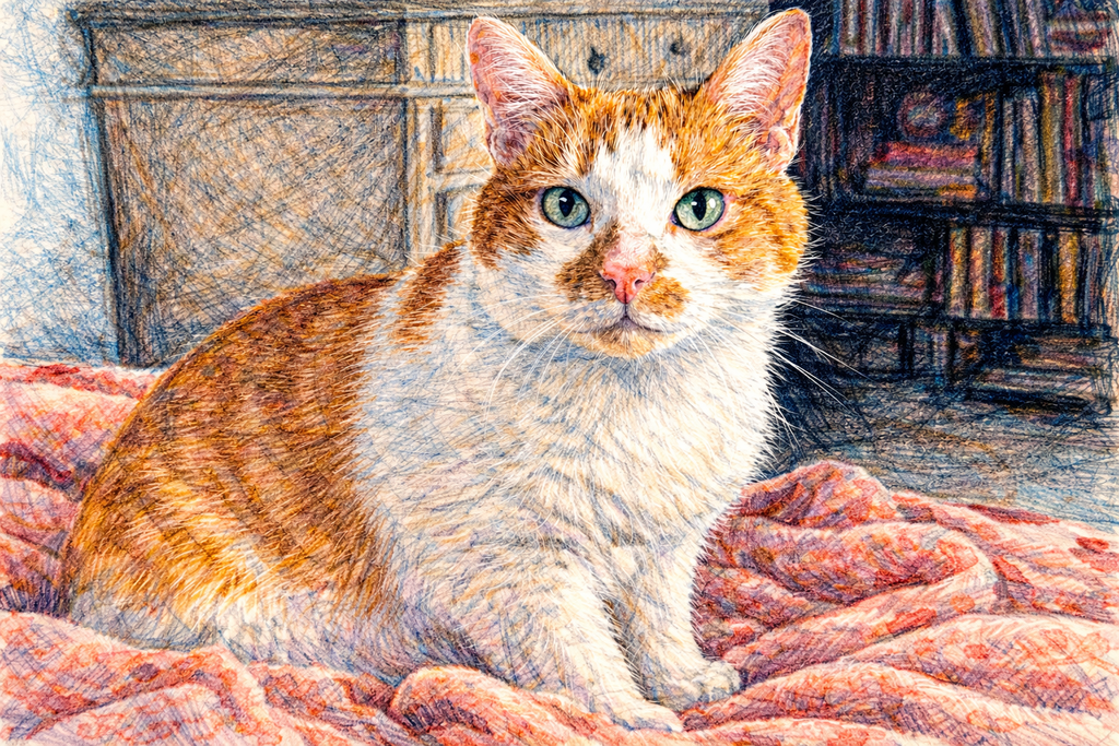 Custom Pet Portrait Framed Canvas Print