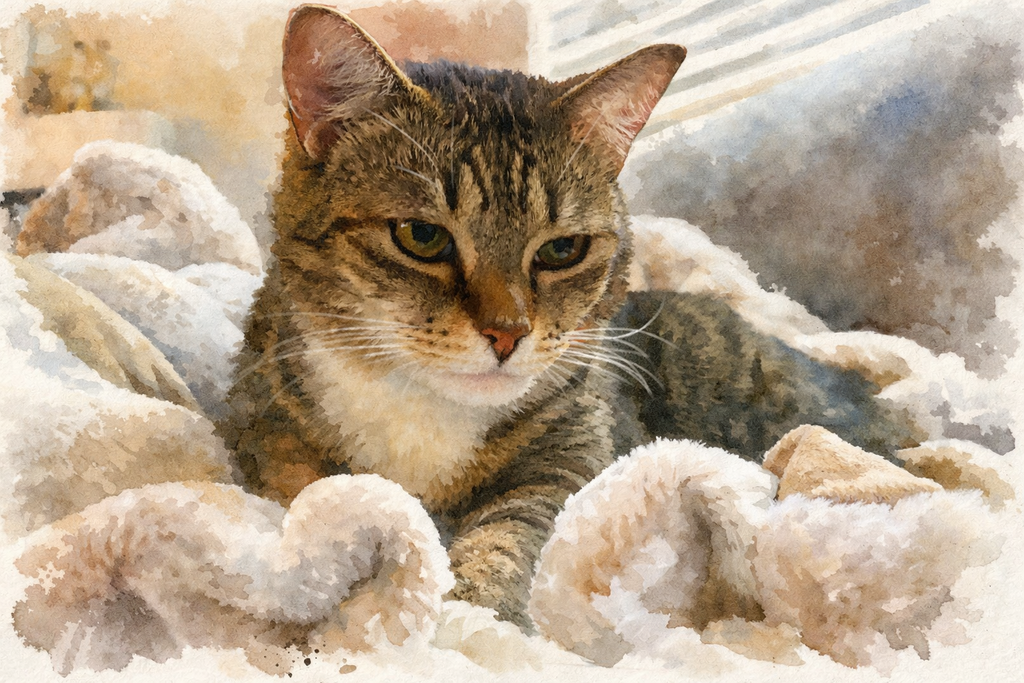 Custom Pet Portrait Framed Canvas Print